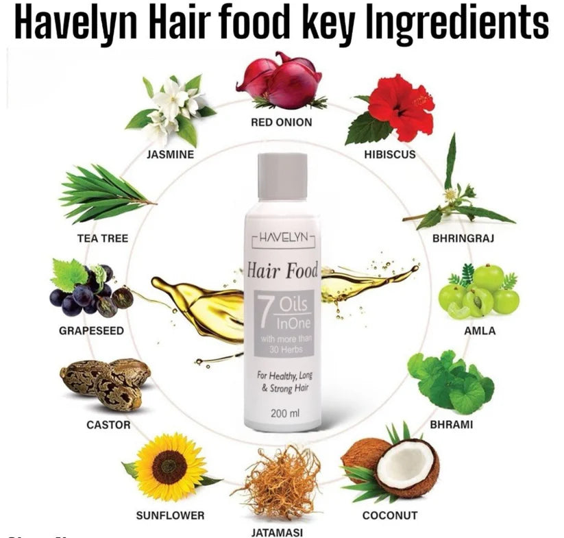 Unlock Luscious Locks with Havelyn Hair Food Oil: Nourish and Moisturize for Healthier, Shinier Hair