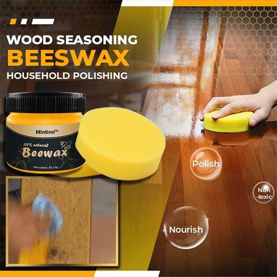 Beeswax Wood Wax Waterproof Furniture Polisher ( Buy One Get One Free)