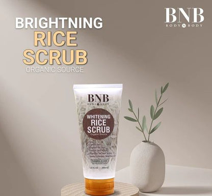 Achieve Radiant Skin: BNB Rice Extract Bright & Glow Kit (3 Pack) with Golden Cap
