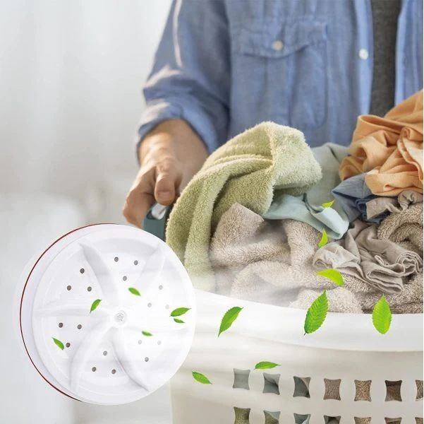 Wash on the Go! Mini Washing Machine Makes Laundry Easy Anywhere