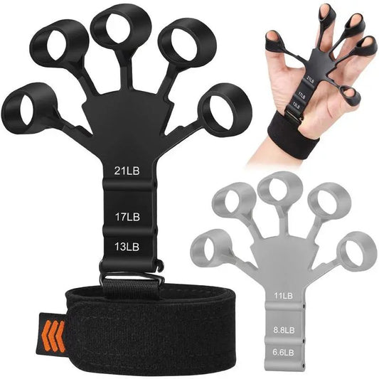 Silicone Gripster: Hand Grip Trainer, Finger Stretcher & More!
