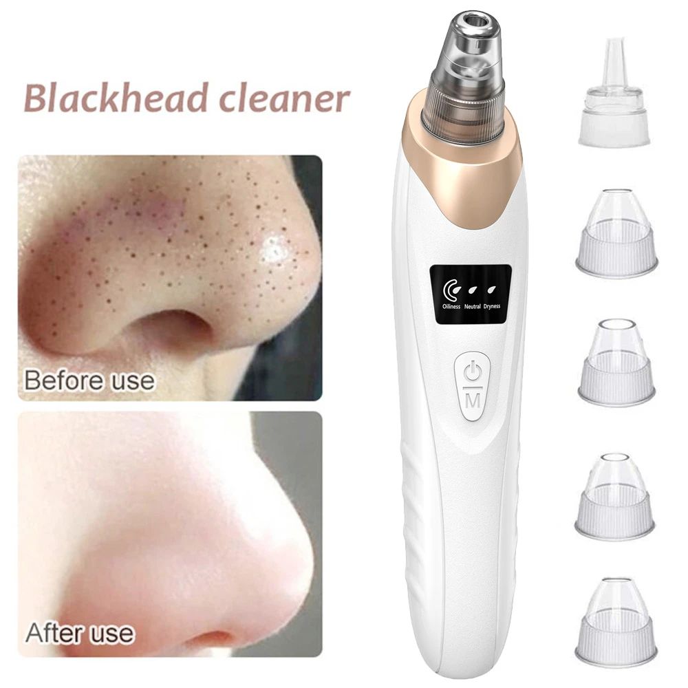 5-in-1 Blackhead Remover Tool: Deep Cleanse & Refine Pores for Glowing Skin